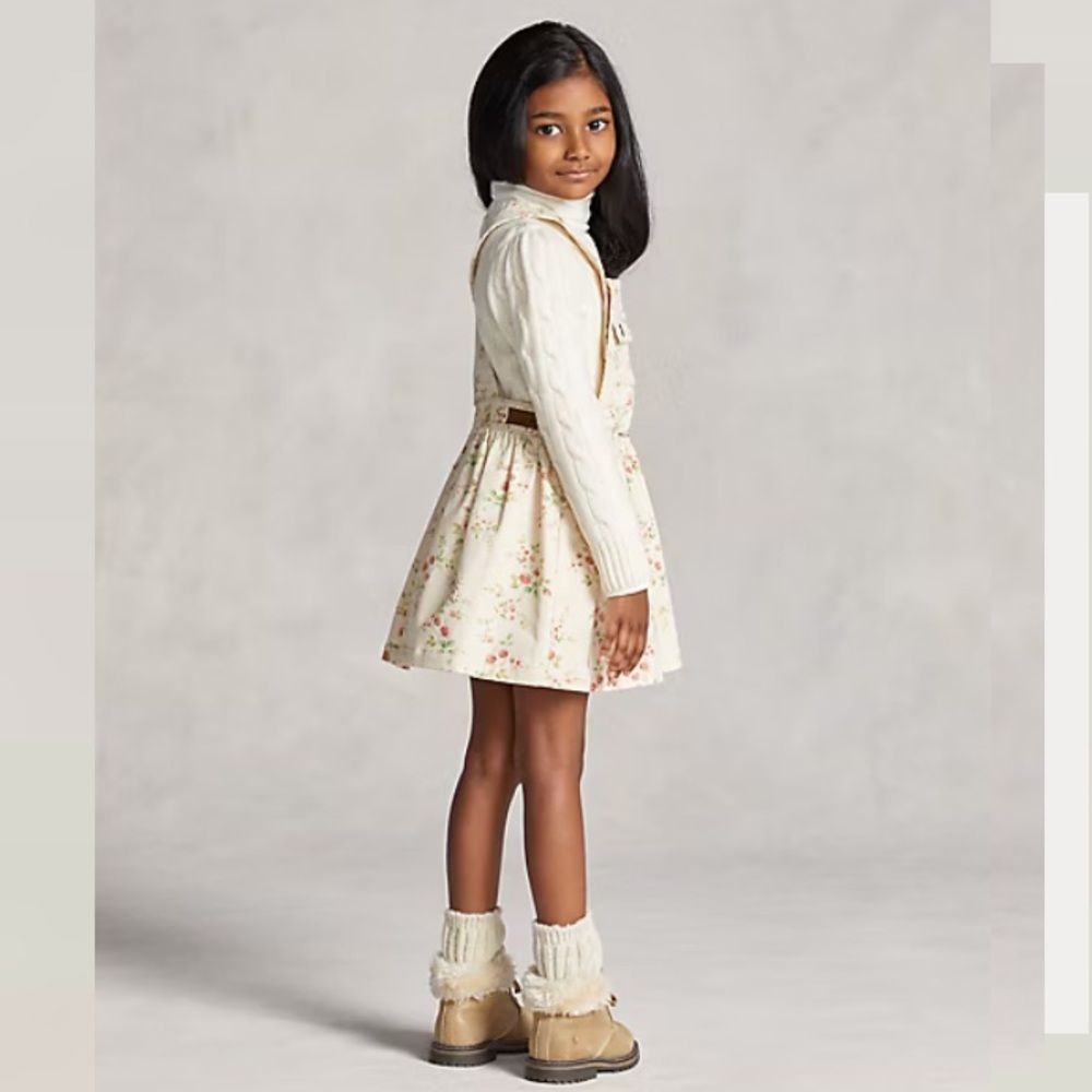 Ralph Lauren Floral Corduroy Dress - Picture 8 of 11